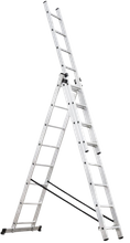 Drabina aluminiowa 3x8 na schody 150kg (wysokość robocza: 6,48m) 99674906