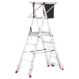 Drabina magazynowa jezdna FARAONE z wejściem jednostronnym (wysokość robocza: 310-418cm) 99679708