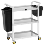 Wózek hotelowy Uniprodo - 2 plastikowe pojemniki  (maks. obciążenie: 150 kg) 45674766